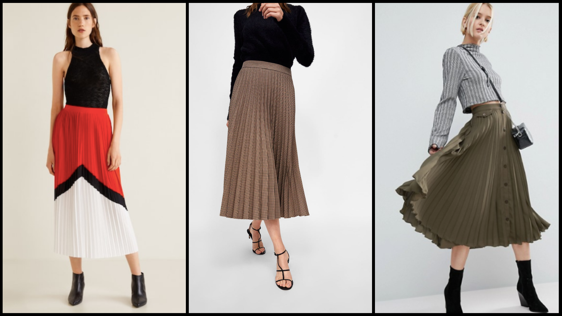 The Pleated Skirt + Chunky Knit Trend | #TrendReport – FASHION ENGLISH